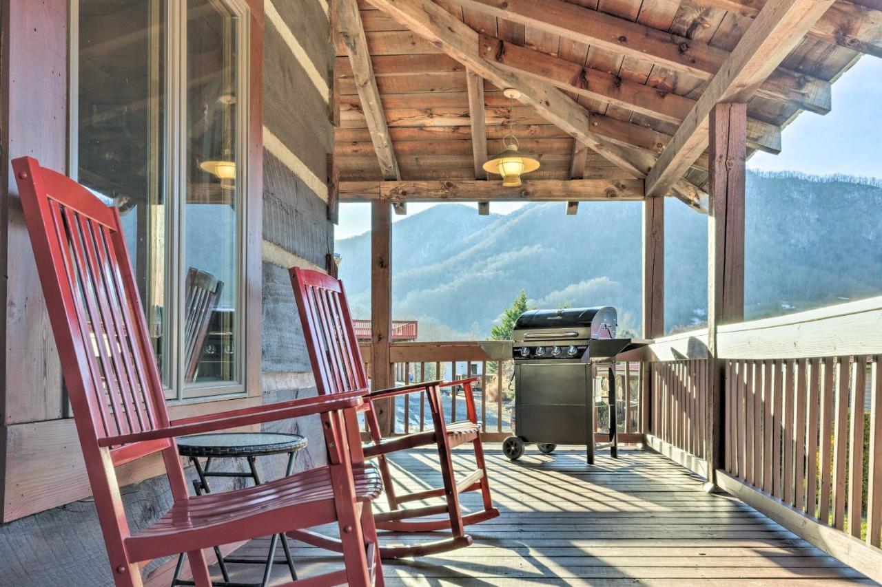 The Cabin At Marys Place With Deck And Mtn Views! Villa Maggie Valley Exterior foto