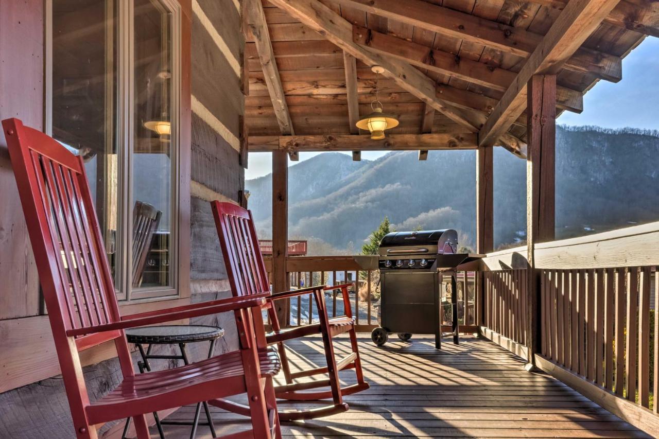 The Cabin At Marys Place With Deck And Mtn Views! Villa Maggie Valley Exterior foto