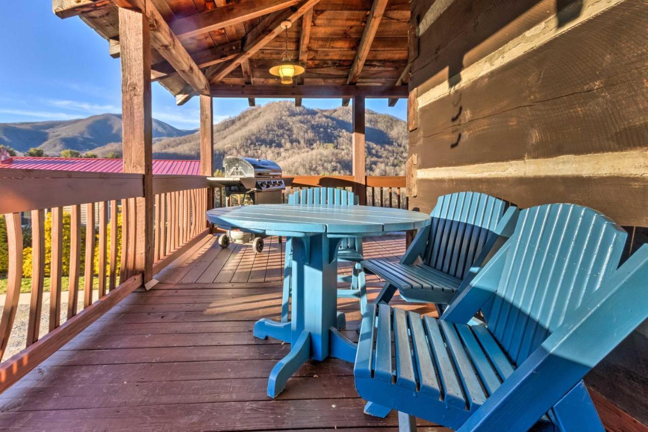 The Cabin At Marys Place With Deck And Mtn Views! Villa Maggie Valley Exterior foto