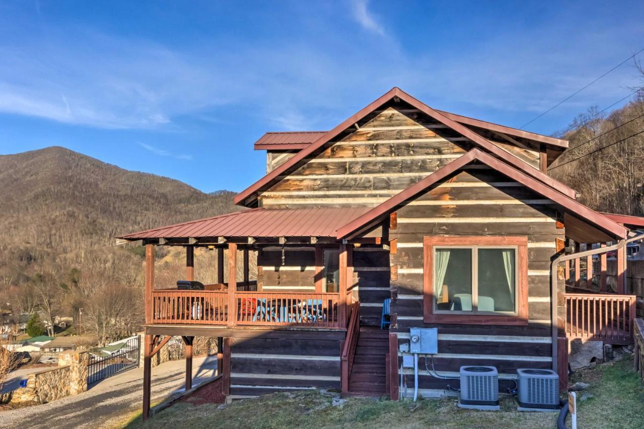 The Cabin At Marys Place With Deck And Mtn Views! Villa Maggie Valley Exterior foto